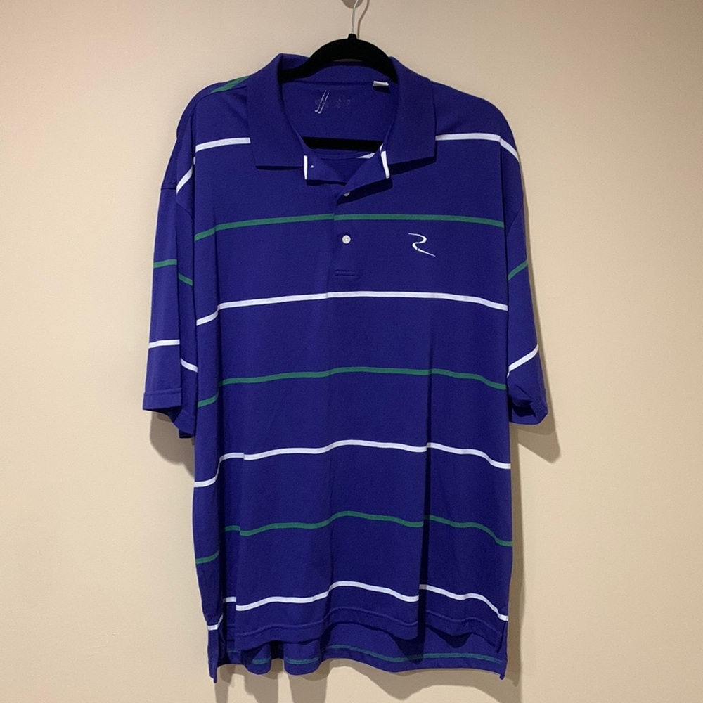 Striped golf shirt - Picture 1 of 8